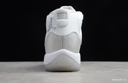 Jordan AR0715-100 Metallic SilverVast 11 AR0715-100 White Grey Air WMNS 0617